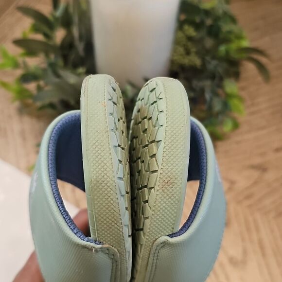 Polo Ralph Lauren Mint Green Slides Size 11 - Picture 7 of 8